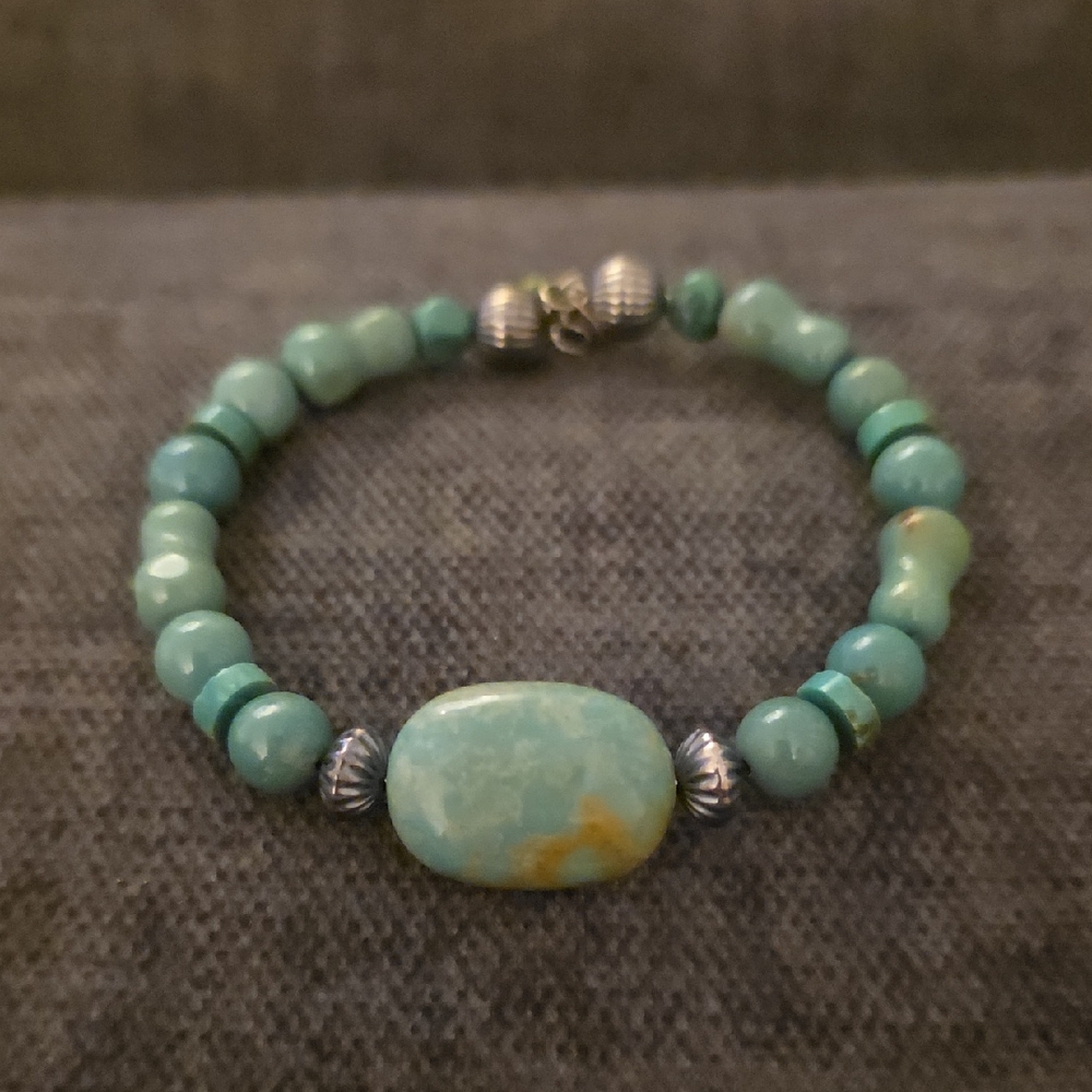 Turquoise Beaded Bracelet